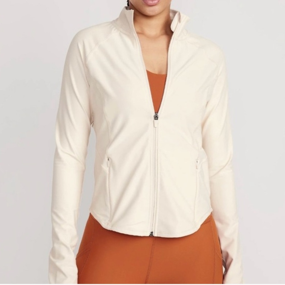 Powersoft Cropped Full-Zip Performance Jacket -Wi… - image 4